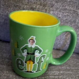 Green and Yellow Elf Mug